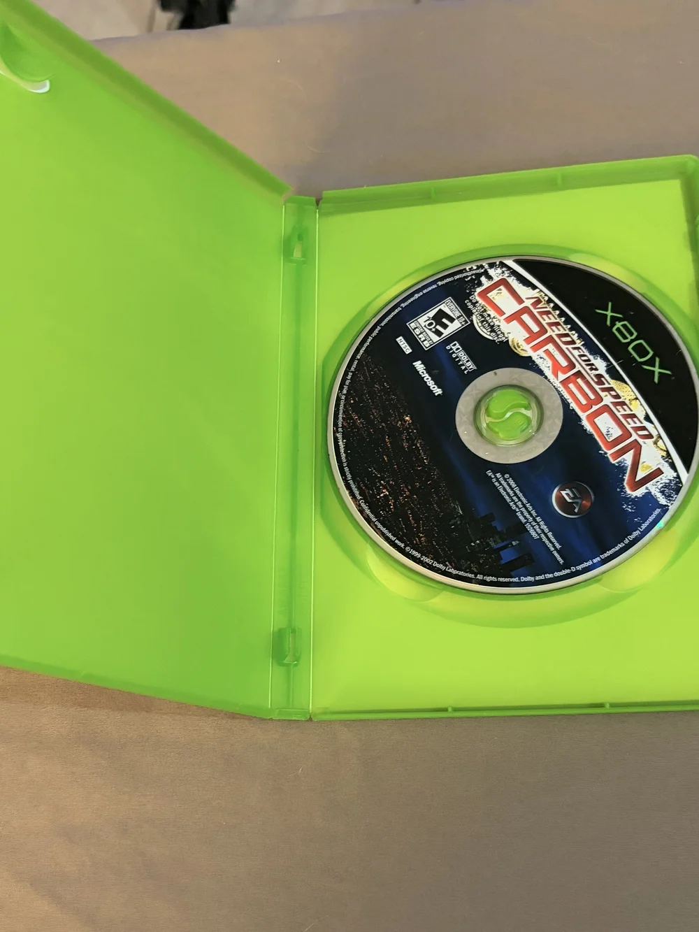 Microsoft Original Xbox Need for Speed: Carbon